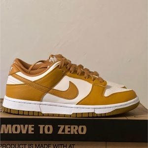 Nike Dunk Low Next Nature Phantom Gold Suede